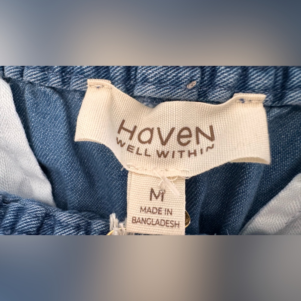 Haven Well Within Drawstring Cotton Pants. NWT Sz M - Picture 2 of 16